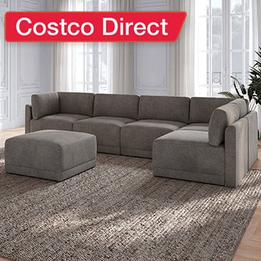 Thomasville Fallon Modular Sectional 6-Piece with Ottoman