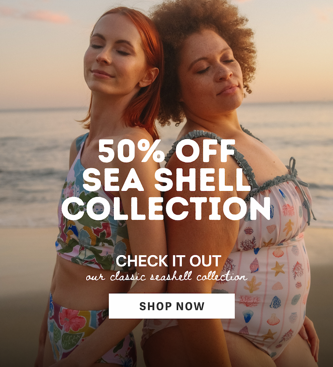 50% off all seashell swimsuits