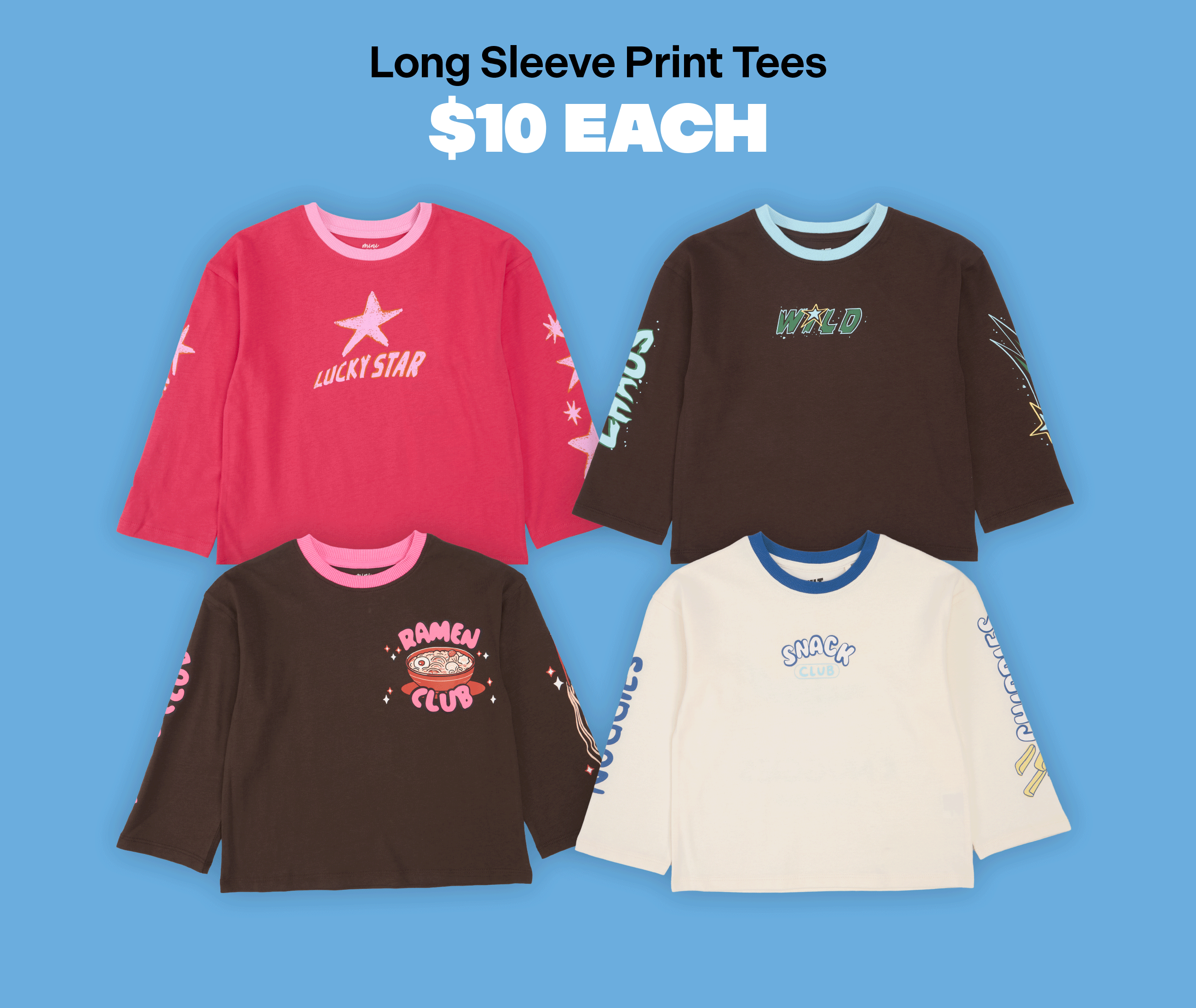 Kids Long Sleeve Tees
