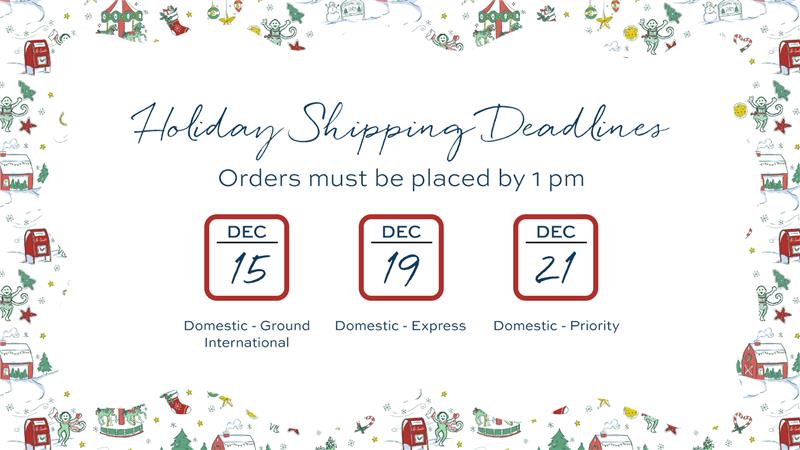 Roller Rabbit Shipping Deadlines