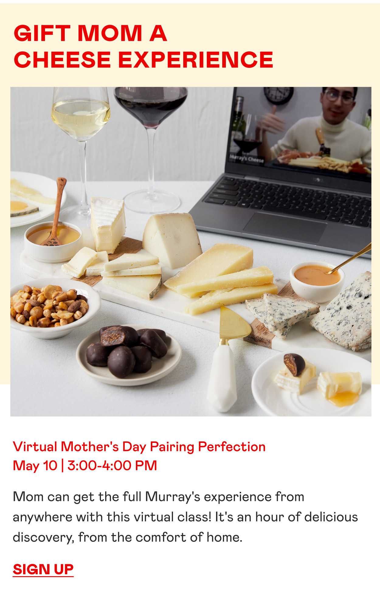 Gift Mom a Cheese Experience​