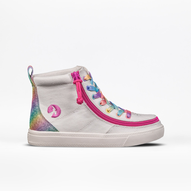White Rainbow BILLY Classic Lace High - M (Kid/Tod Medium) / 13 US Little Kid