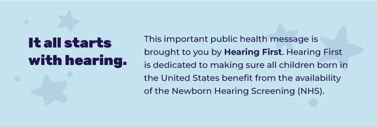 It all starts with hearing - footer