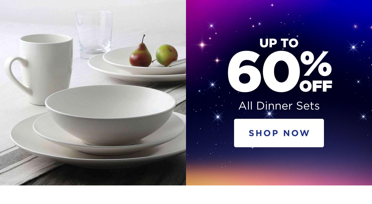 Up to 60% Off All Dinner Sets