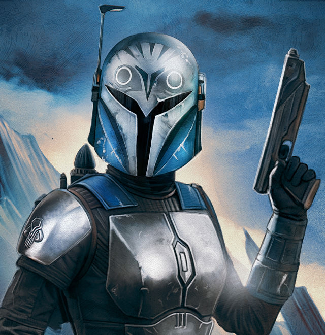 Star Wars: Bo-Katan Kryze Fine Art Print by artist Rich Davies