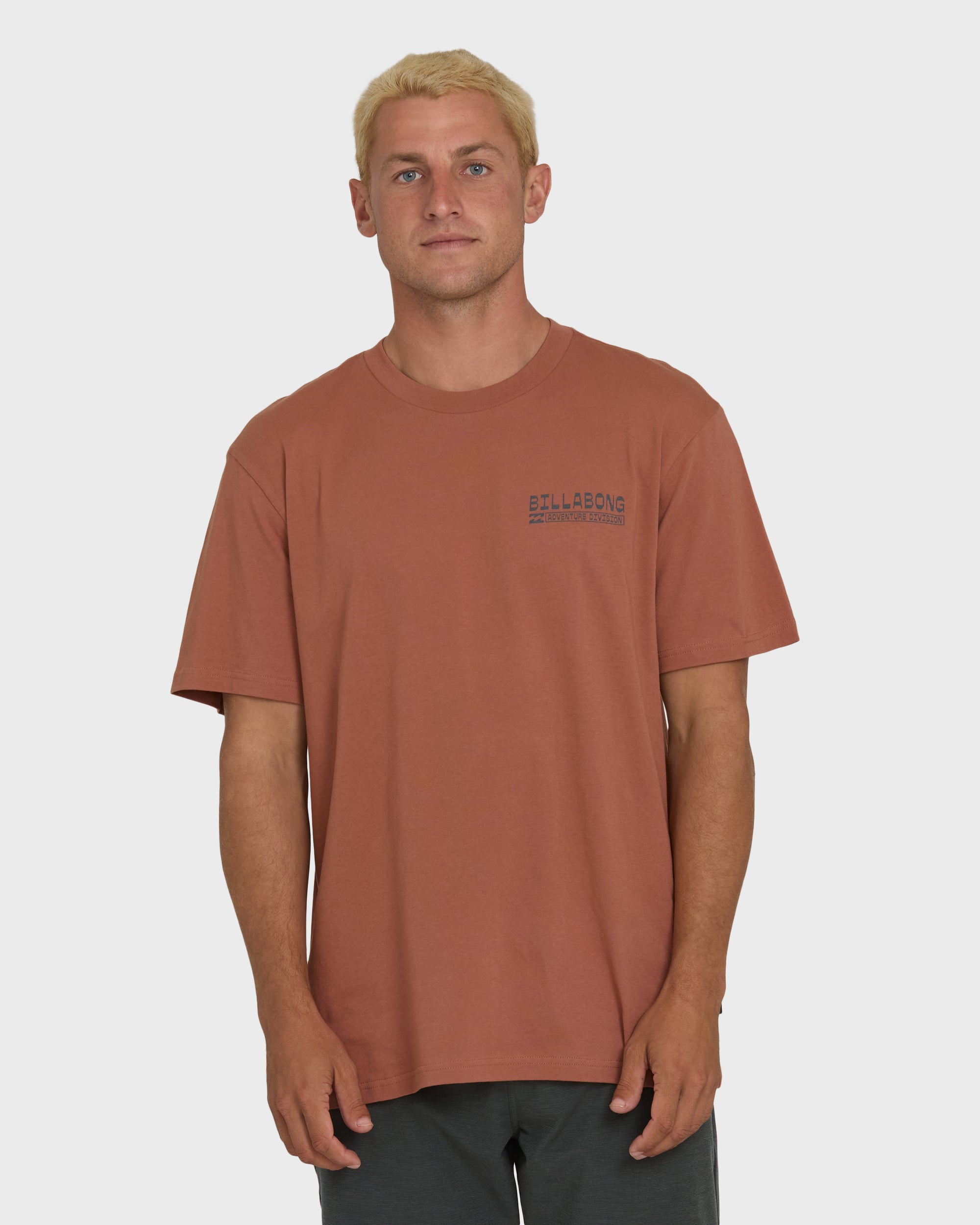 Image of A/Div Agave Premium Short Sleeve Cotton T-Shirt - Cedar Wood