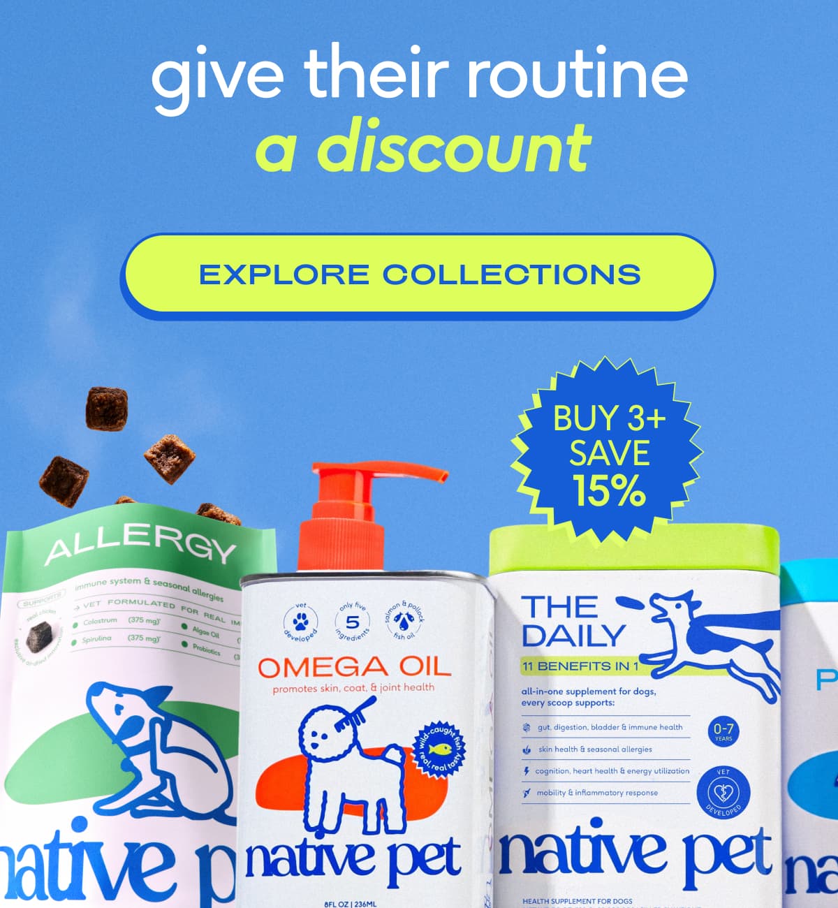 give their routine a discount A subscription puts your routine and savings on repeat. add to your next order
