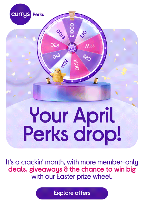 Your April Perks are here!