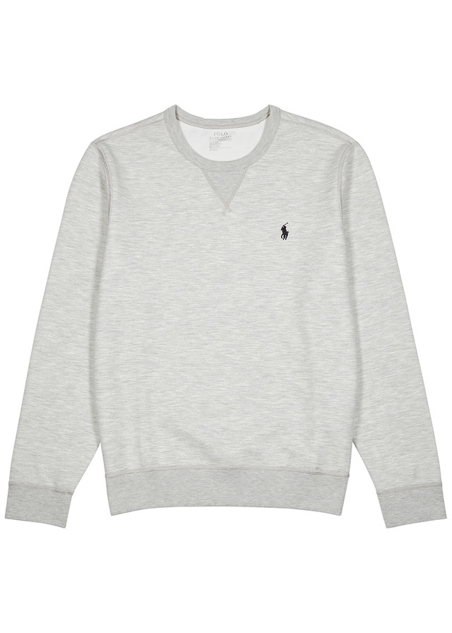 POLO RALPH LAUREN Performance grey jersey sweatshirt