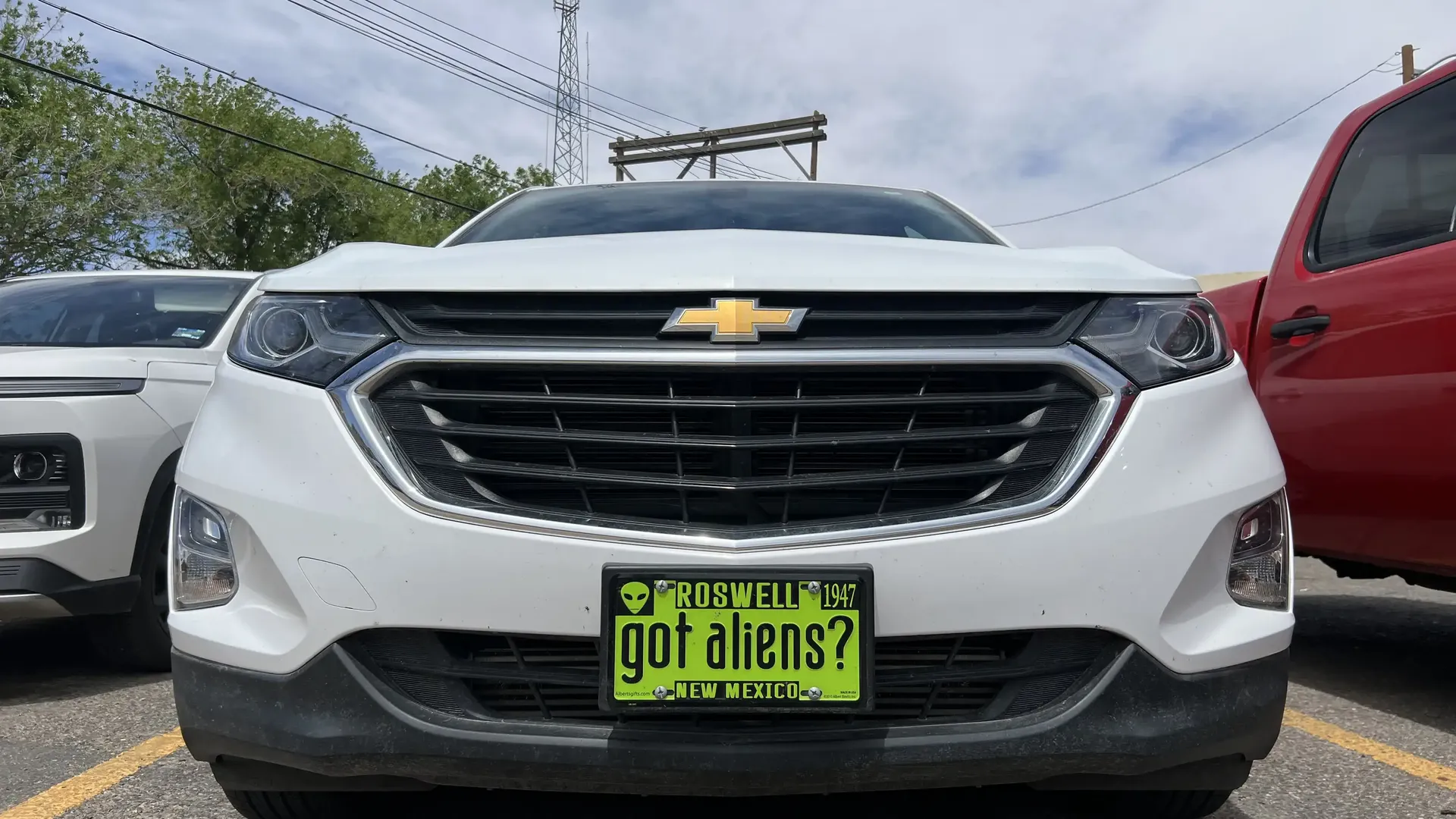 a car with a license plate that says 