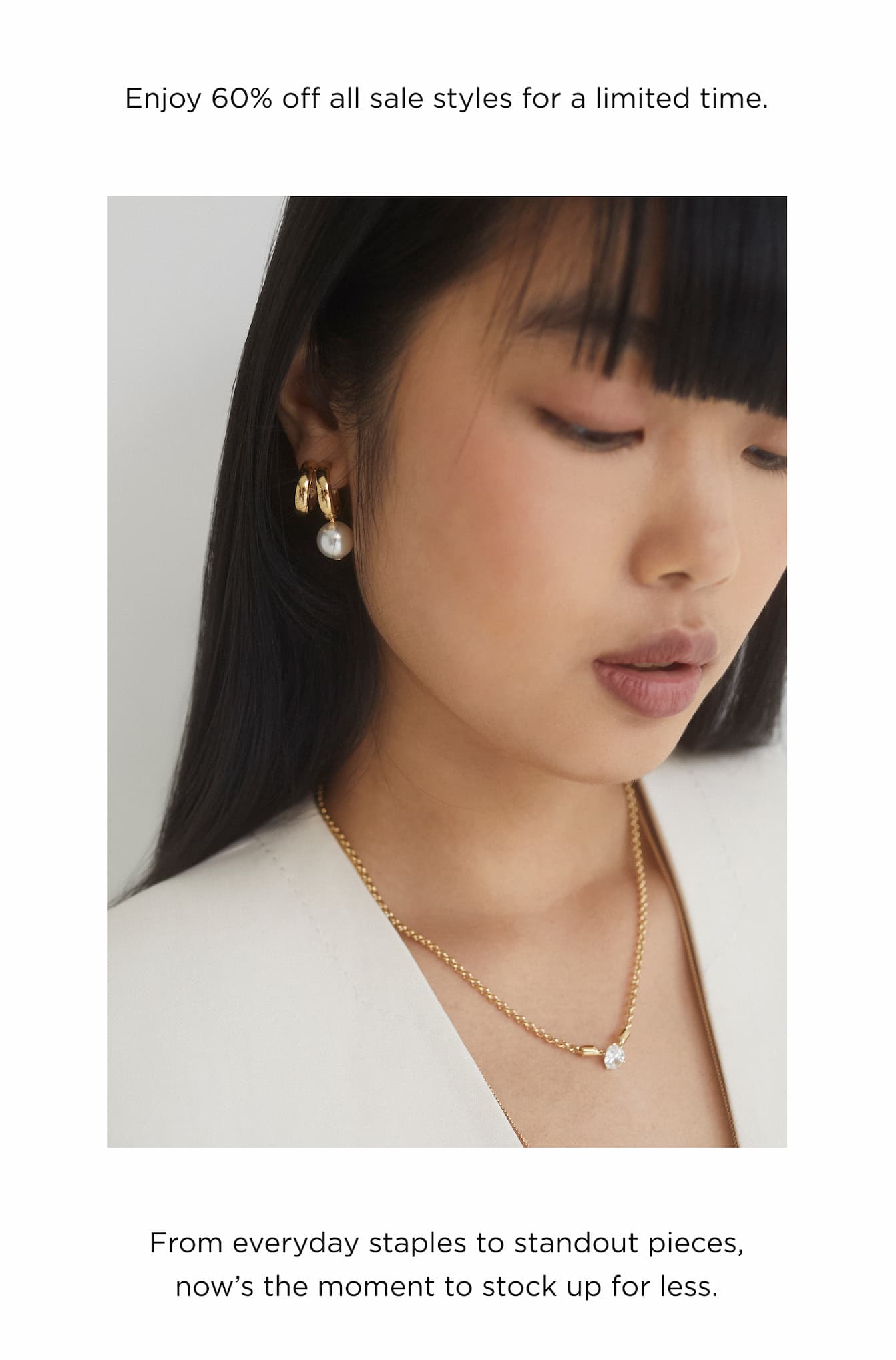 SPRING RESET - 60% OFF ALL MARKDOWNS - SHOP ALL SALE STYLES - PRICES AS MARKED NO CODE NEEDED