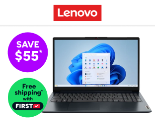 Lenovo IdeaPad 1 15.6" Full HD Ryzen 5 Laptop (8GB, 256GB) Product Image