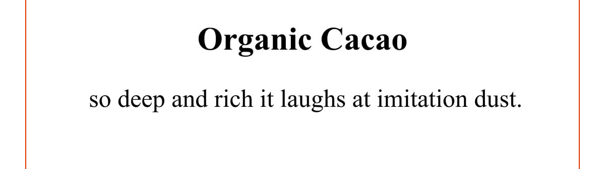 Organic Cacao