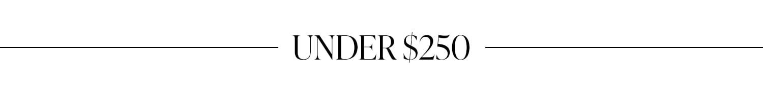 Under $250