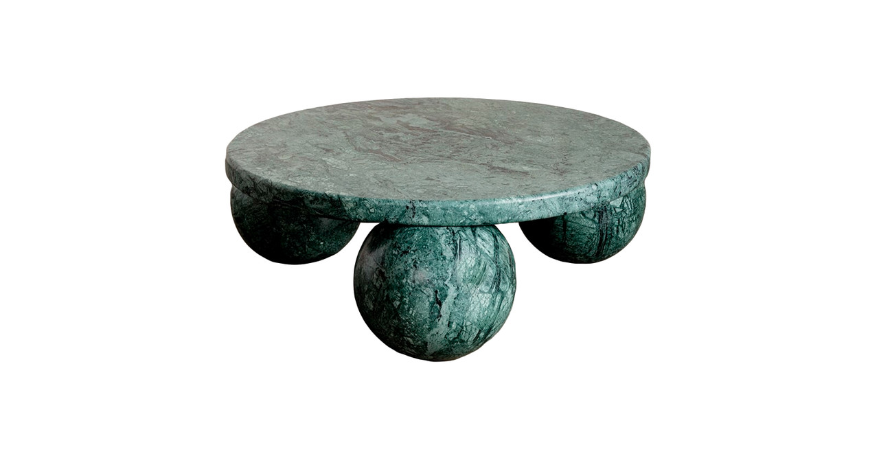 Image of Morrow Round Marble Coffee Table