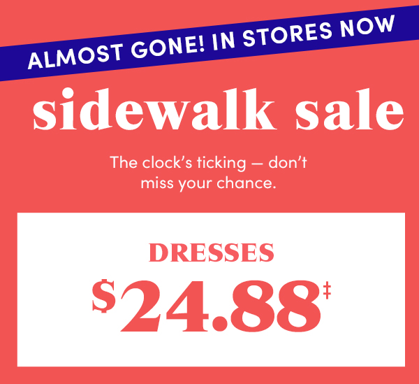 sidewalk sale