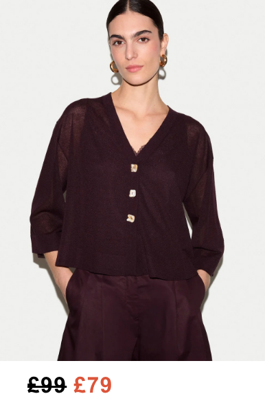 Sheer Linen Blend Cardigan