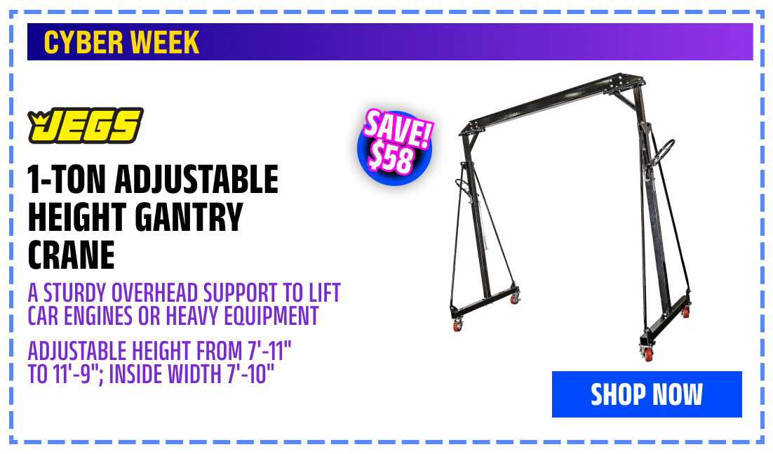 1-Ton Adjustable Height Gantry Crane