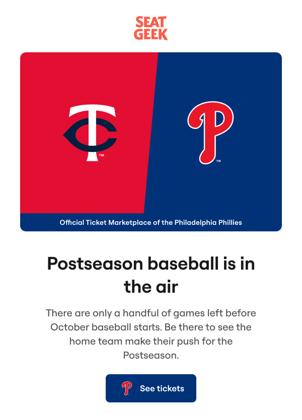 Postseason baseball is in the air.
