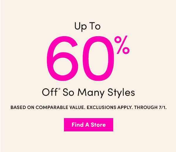 Up to 60% off