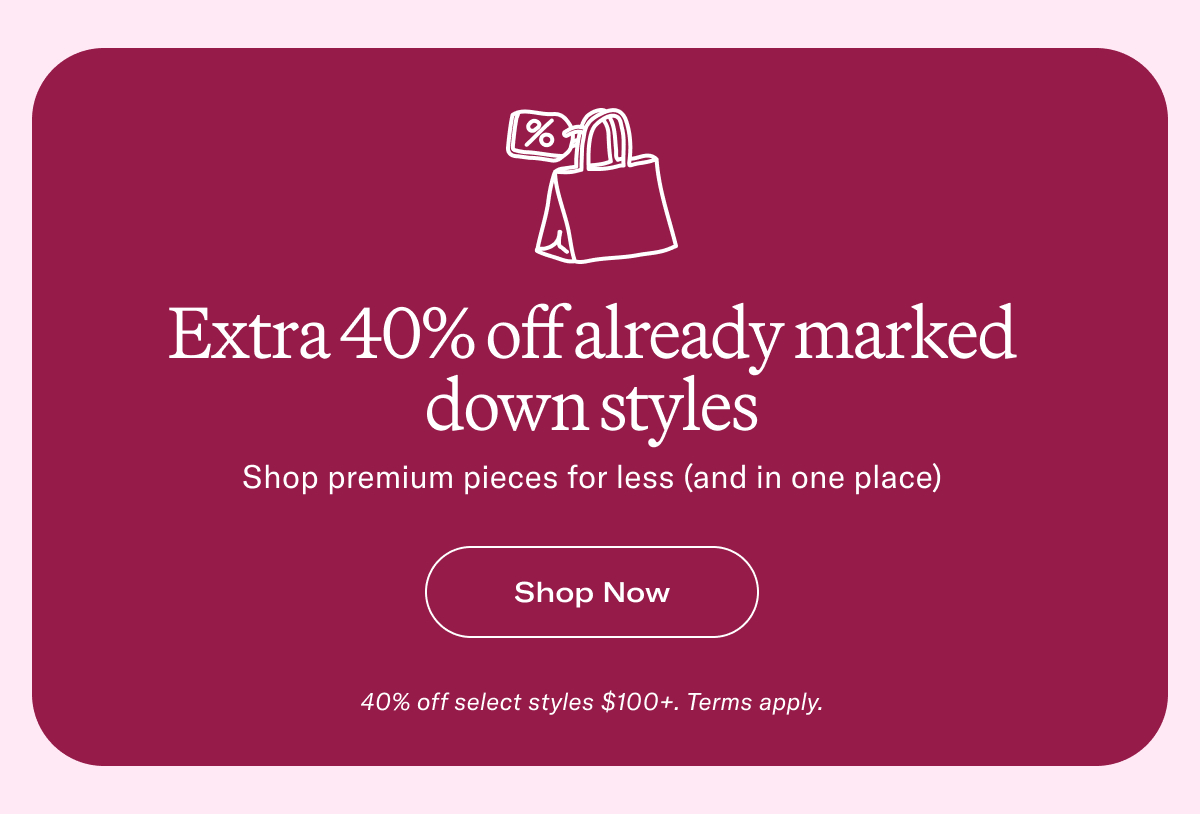 Extra 40% Off 