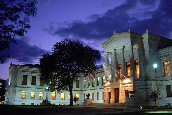 Photo: A stock photo of the MFA building at Boston.