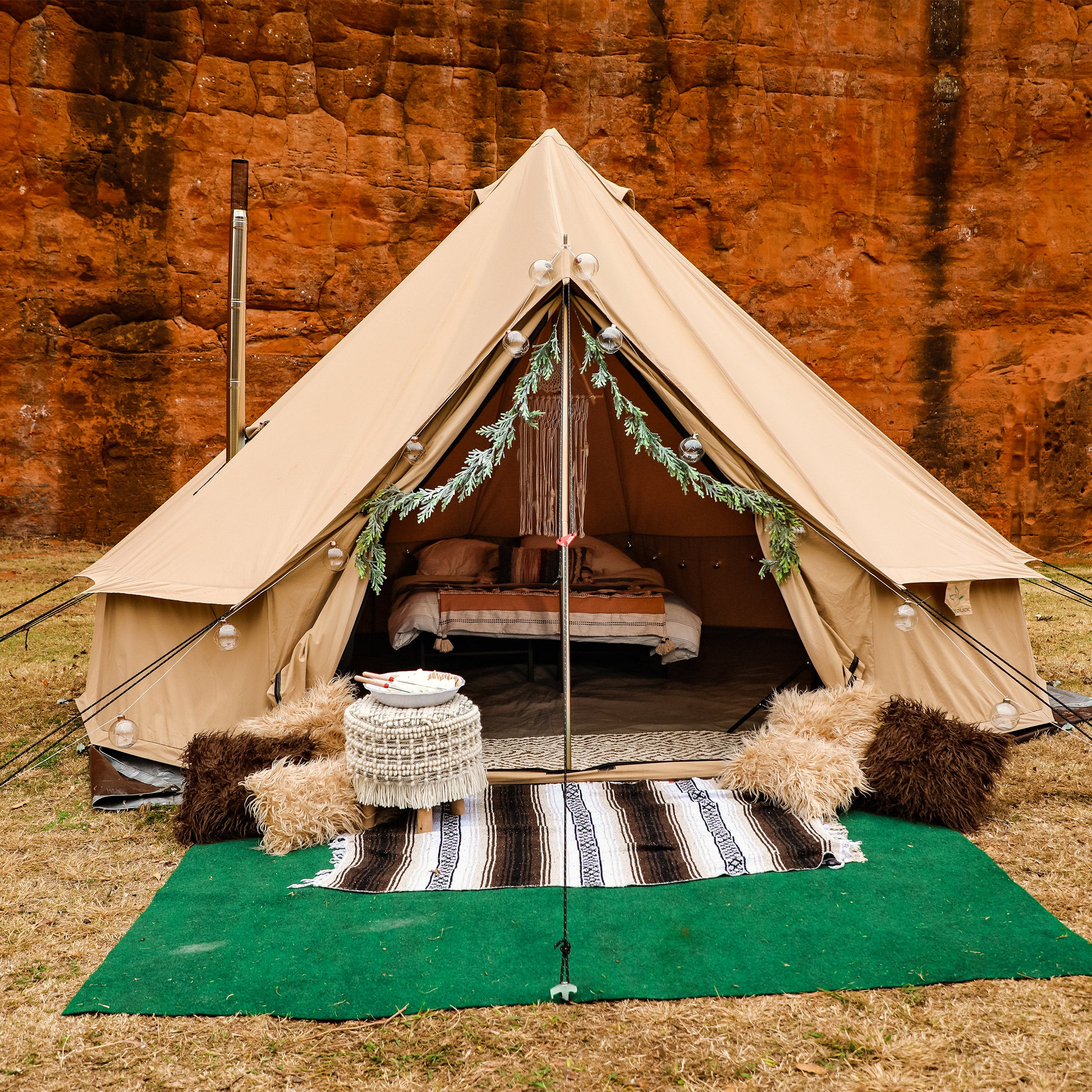Easy-to-Pitch, Spacious Canvas Tents For All-Weather Camping