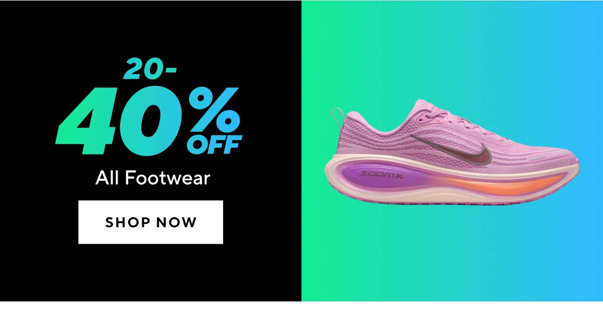 20-40% Off All Footwear
