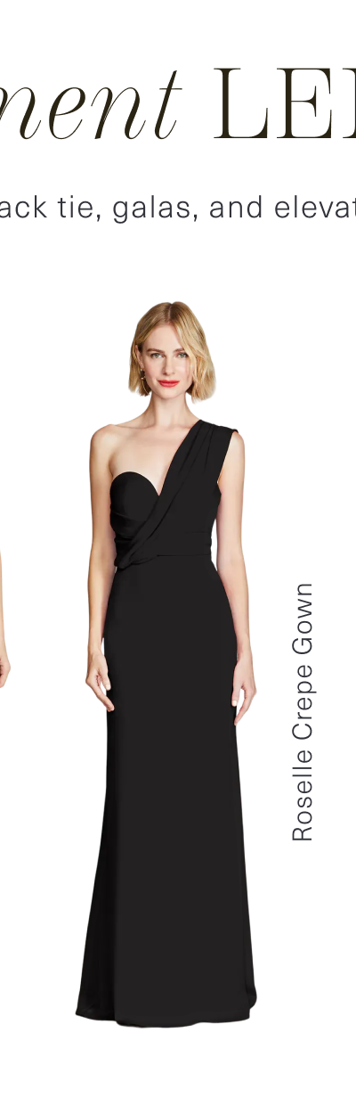 Shop the Roselle Crepe Gown