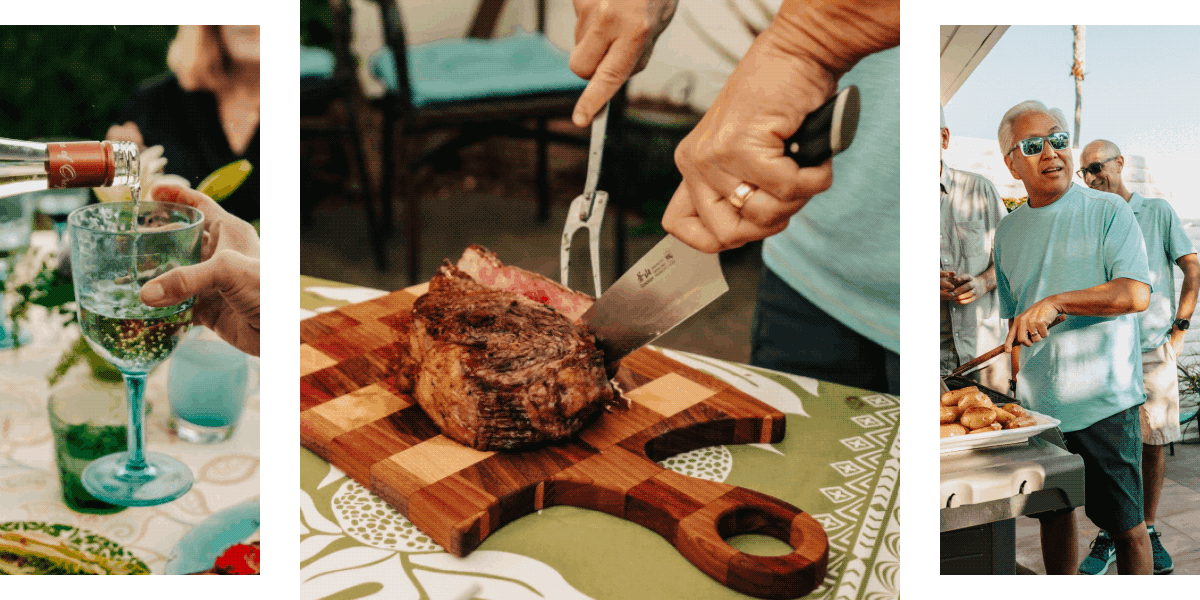 Summer grilling banner images