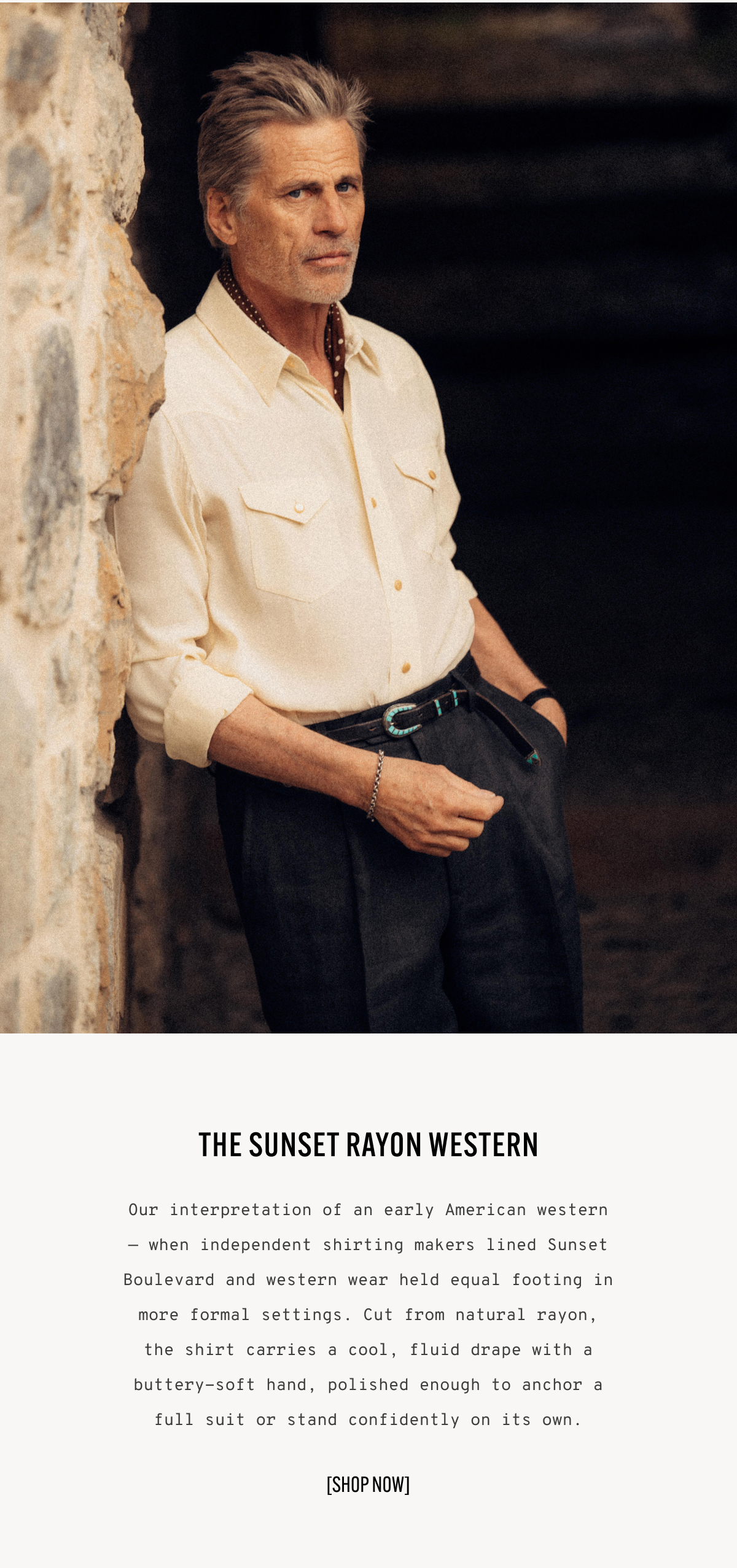 Sunset Rayon Western