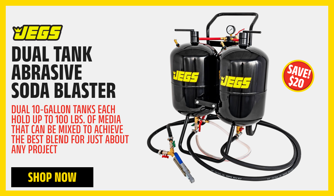 Dual Tank Abrasive Soda Blaster
