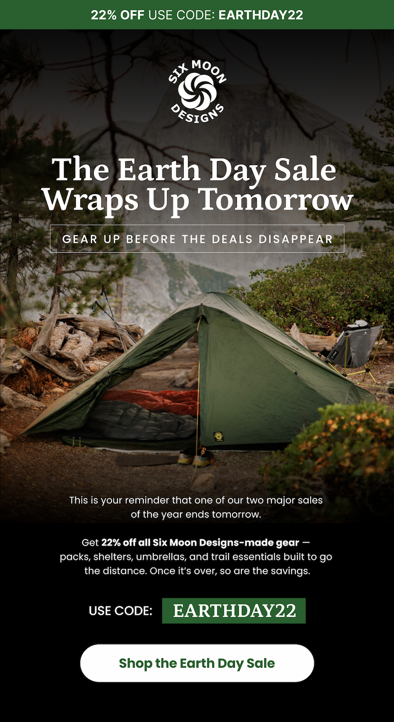Earth Day Sale