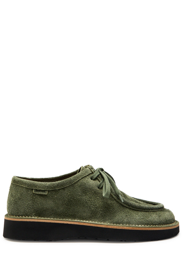 LOEWE Faro brushed suede shoes