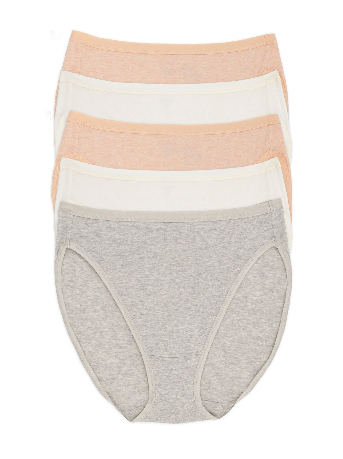 Image of Organic Cotton Stretch Hi-Cut Panty 5-Pack