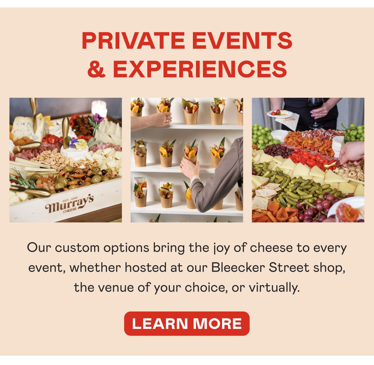 Murray's Private Events