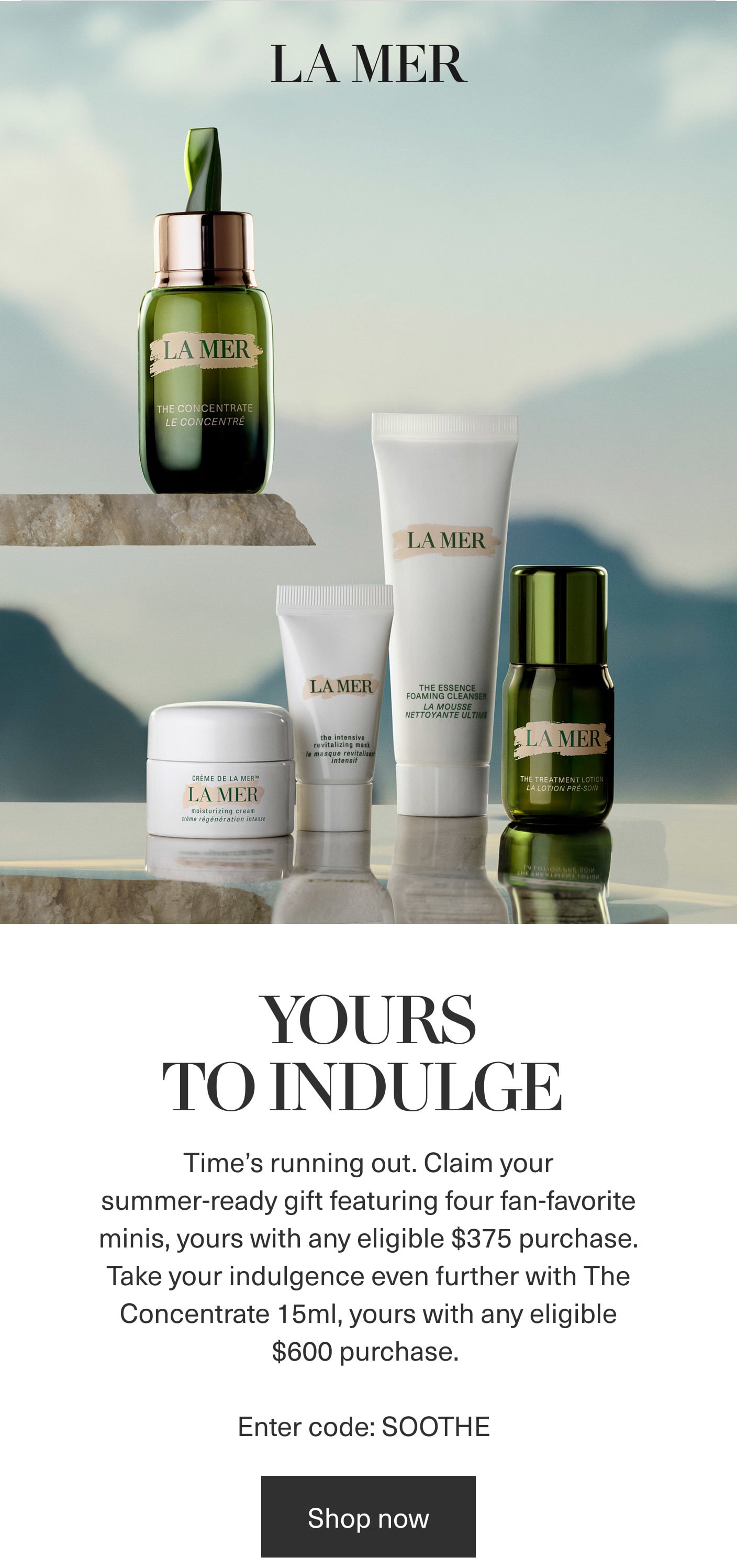LA MER | YOURS TO INDULGE | Shop now