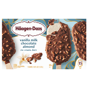 Häagen-Dazs Vanilla Milk Chocolate Almond Ice Cream Bars