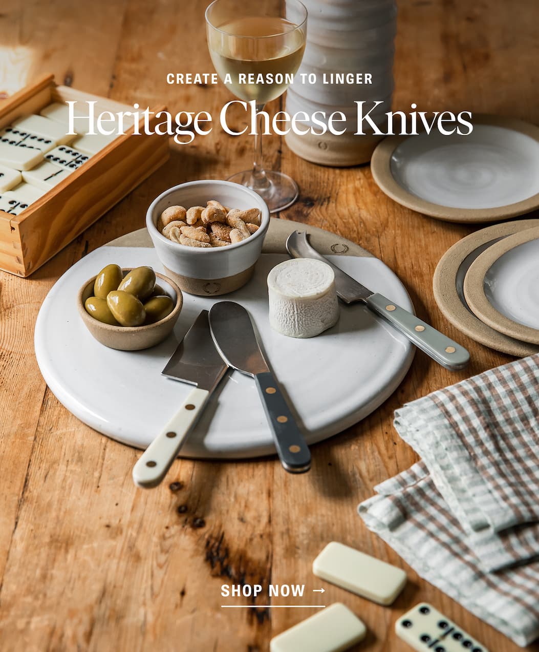 Heritage Cheese Knives