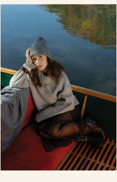 Holly Wool Blend Roll Neck Sweater