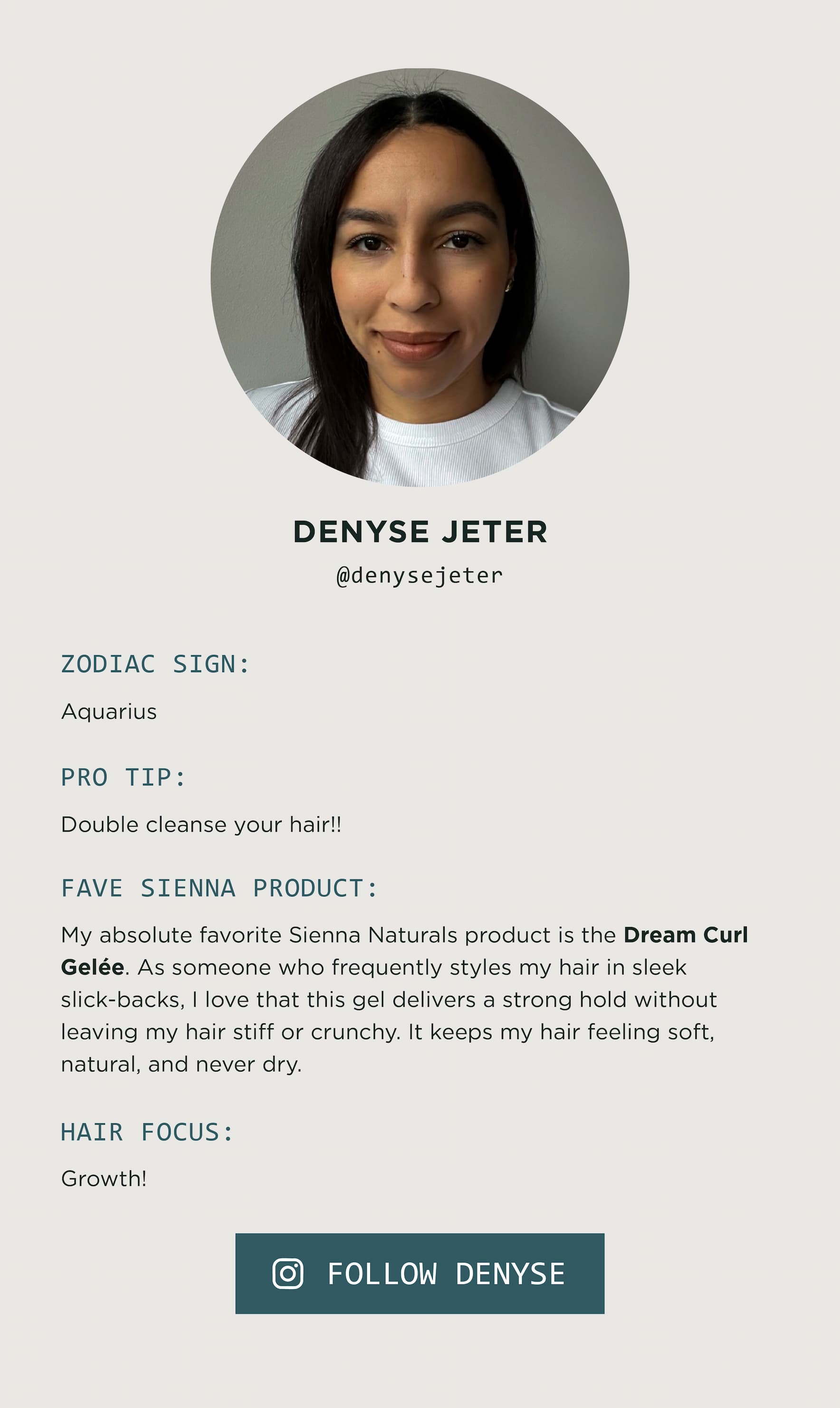 Follow Denyse