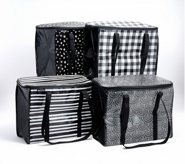 California Innovations S/4 Zip Top Insulated Super Shopper Totes
