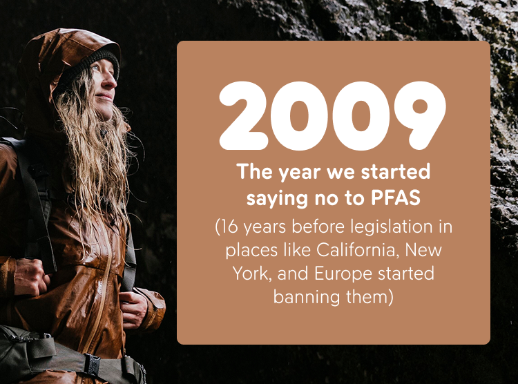 2009 The year we started saying no to PFAS