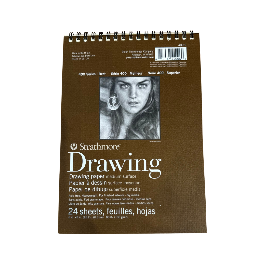 Image of Drawing Medium 6" x 8" Strathmore Pad 400 Series
