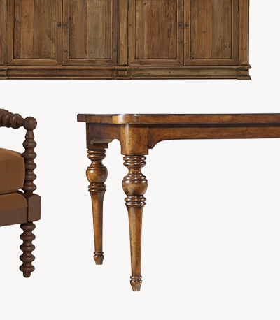 Gabriel Updated Traditional Brown Wood Extendable Rectangular Dining Table - 78-114