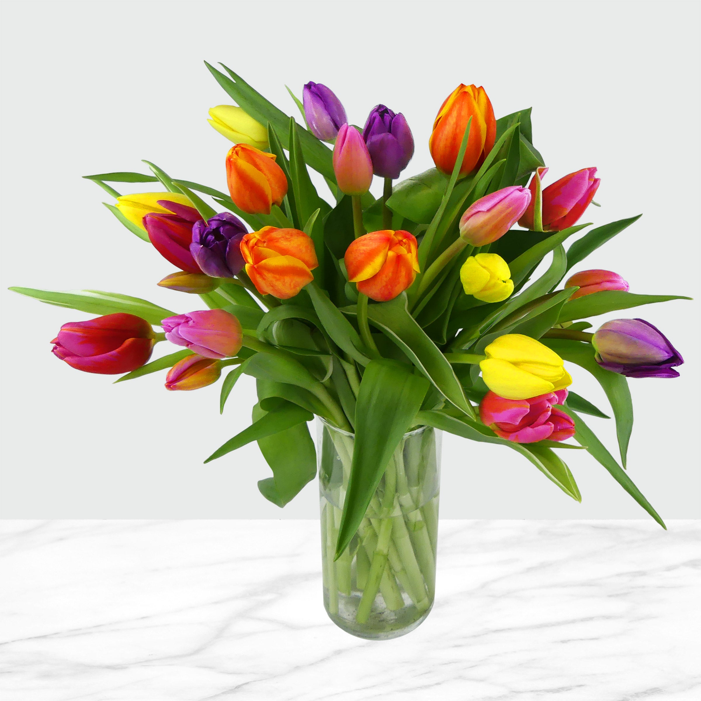 Mother's Day Rainbow Tulips Floral