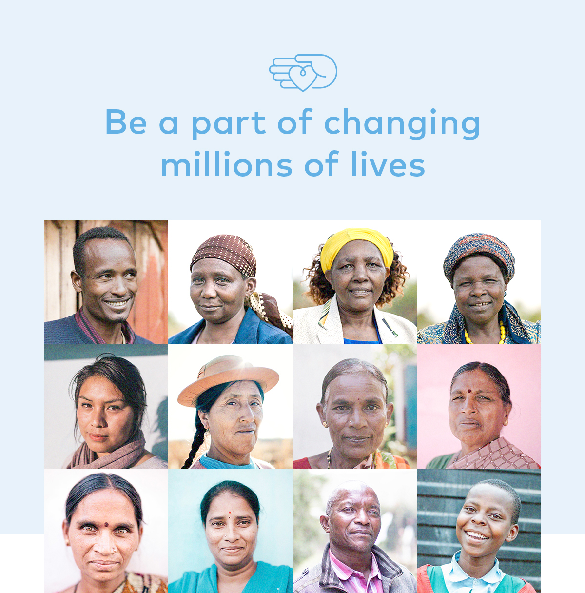 Be part of changing millions of lives