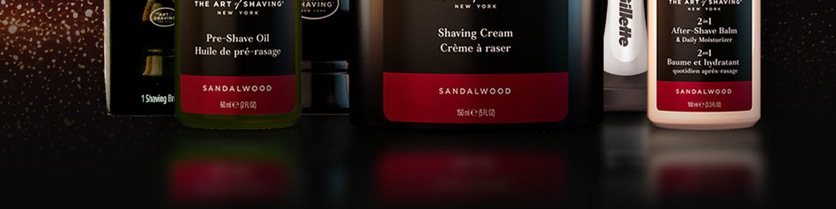 20% off shave essentials. 30%+ off bundles. Black Friday weekend only.