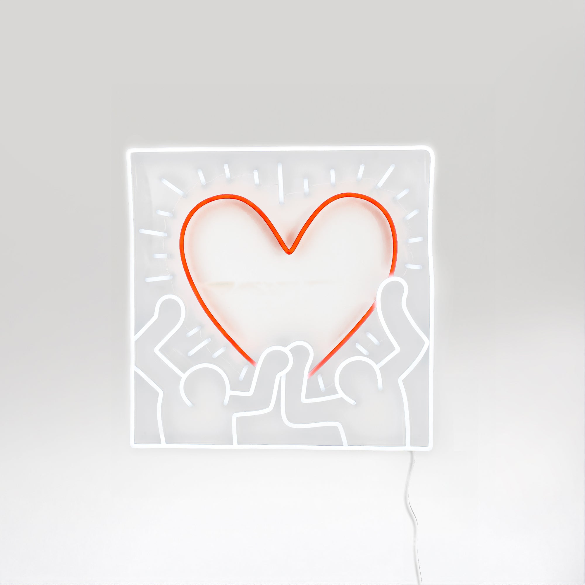 Image of Radiant Heart, YP x Keith Haring, LED neon sign