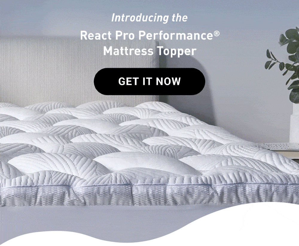 Introducing React Pro Performance® Mattress Topper